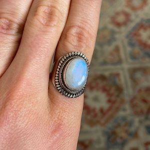 Moonstone Sterling Silver Ring